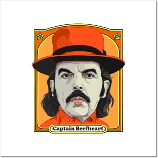 Captain Beefheart  - Retro Original Fan Illustration Posters and Art